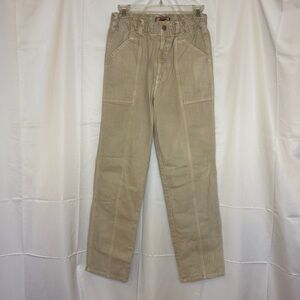 MOTHER Wrapper Patch Springy Ankle Cargo Jeans Size 27